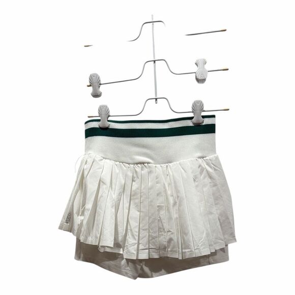 NWOT Free people White Pleated Tennis Skirt Skort With Shorts Women's Size Small - Picture 3 of 8